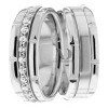 White Gold Matching Wedding Rings