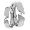 White Gold Matching Wedding Rings
