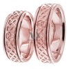 Rose Gold Wedding Ring Set
