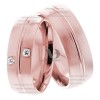Rose Gold Wedding Ring Set