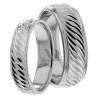 White Gold Matching Wedding Rings