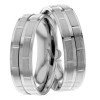 White Gold Matching Wedding Rings