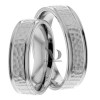 White Gold Matching Wedding Rings