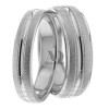 White Gold Matching Wedding Rings