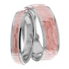 Multi Tone Wedding Band Set