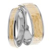 Two Tone Matching Wedding Bands