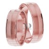 Rose Gold Wedding Ring Set