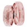 Rose Gold Wedding Ring Set