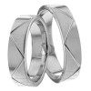 White Gold Matching Wedding Rings