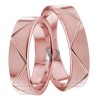 Rose Gold Wedding Ring Set