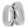 White Gold Matching Wedding Rings