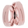 Rose Gold Wedding Ring Set
