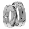 White Gold Matching Wedding Rings