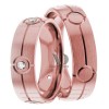 Rose Gold Wedding Ring Set