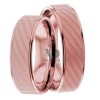 Rose Gold Wedding Ring Set