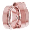 Rose Gold Wedding Ring Set
