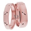 Rose Gold Wedding Ring Set