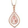 Morganite Rose Gold Pendant
