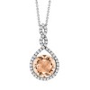 Morganite Rose Gold Pendant