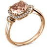 Morganite Rose Gold Ring