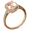 Morganite Rose Gold Ring