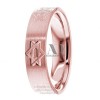 Rose Gold Religious Wedding Bands