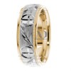 Two Tone Religious Wedding Ring