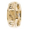 Yellow Gold Religious Wedding Ring