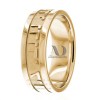 Yellow Gold Religious Wedding Ring