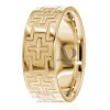 Yellow Gold Religious Wedding Ring