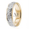 Two Tone Religious Wedding Ring