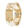 Yellow Gold Religious Wedding Ring