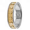 Two Tone Religious Wedding Bands