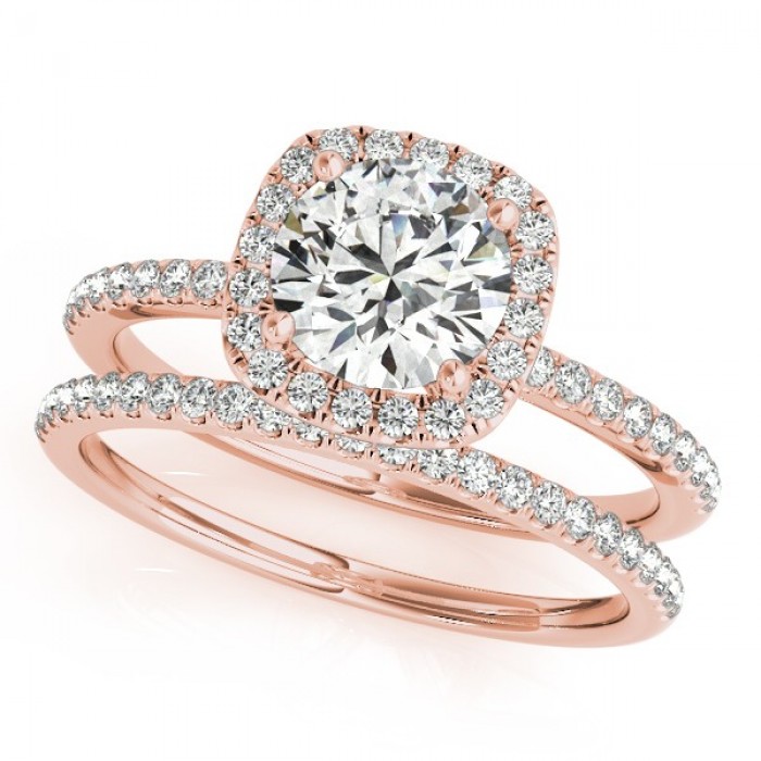 Rose Gold Bridal Set