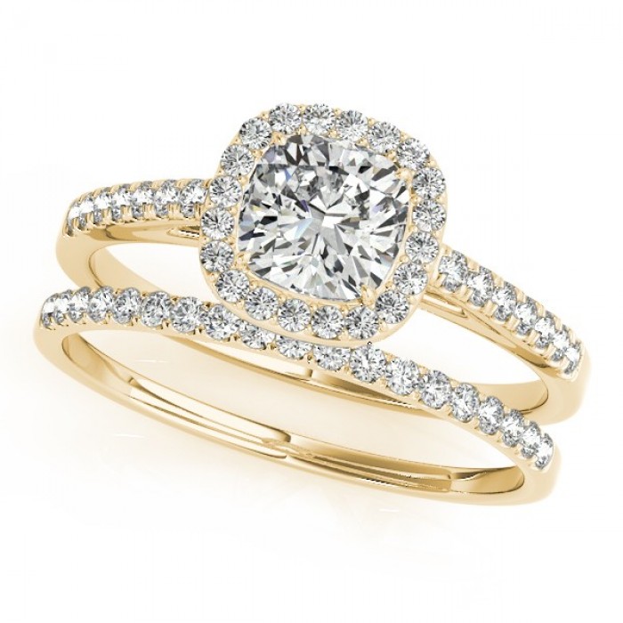 Yellow Gold Bridal Set