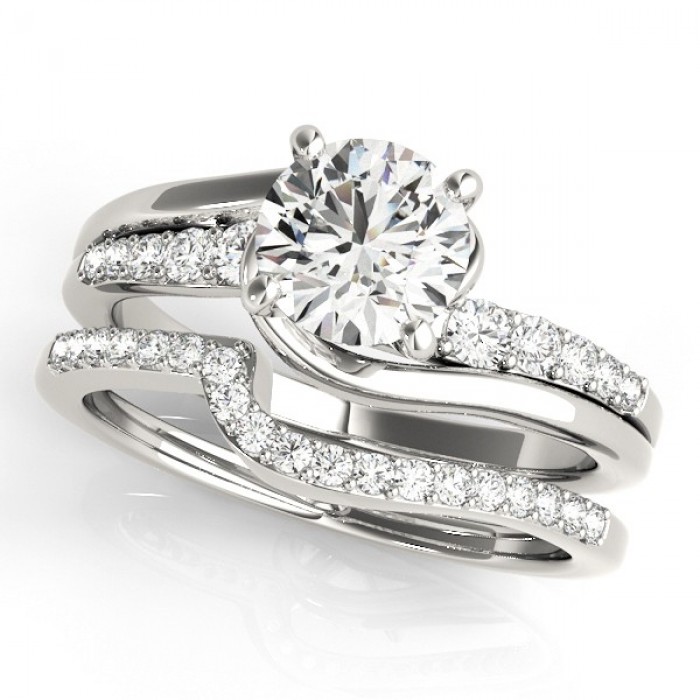 White Gold Bridal Set