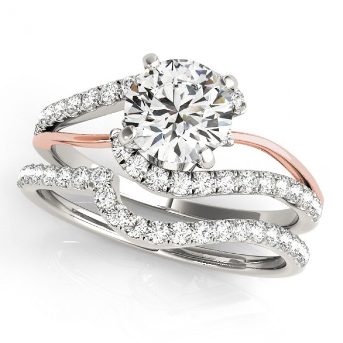 White Gold Bridal Set