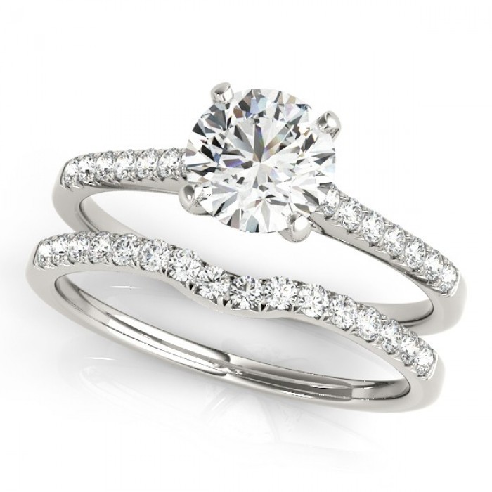 White Gold Bridal Set