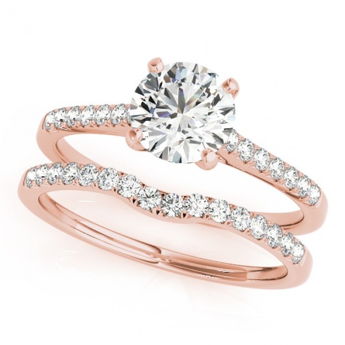 Rose Gold Bridal Set