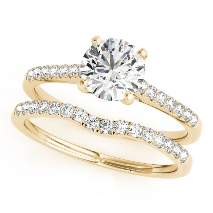 Yellow Gold Bridal Set