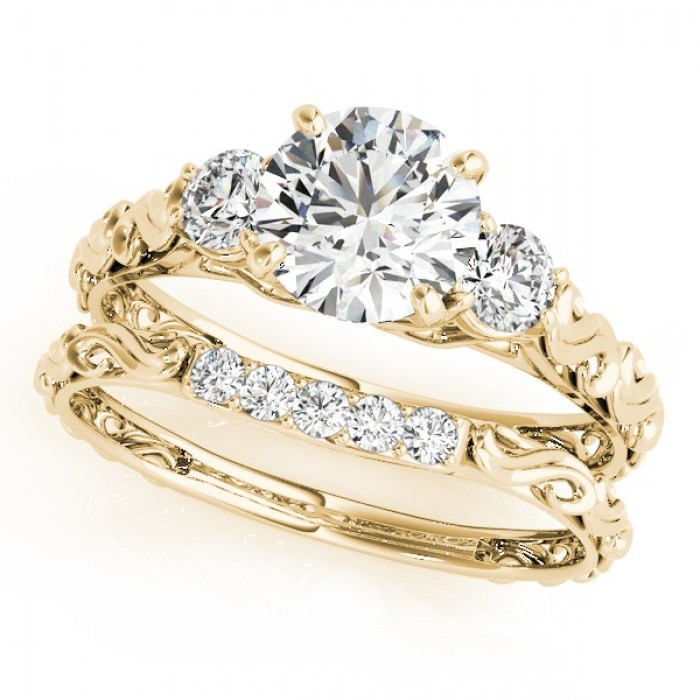 Yellow Gold Bridal Set