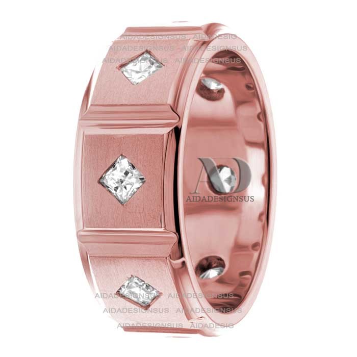 DW1AD480 Rose Gold Diamond Wedding Band