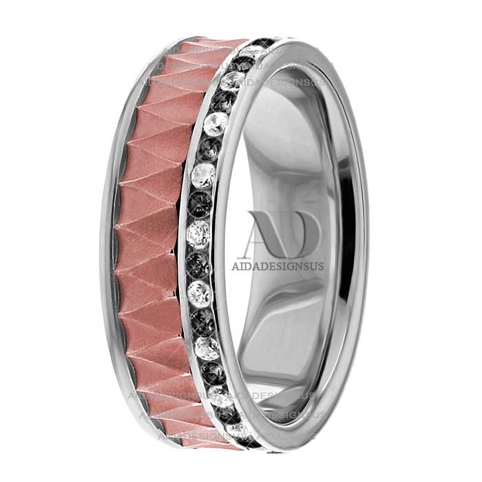 Two Tone, Rose and White Gold