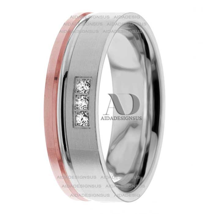DW9AD171 Two Tone Diamond Ring