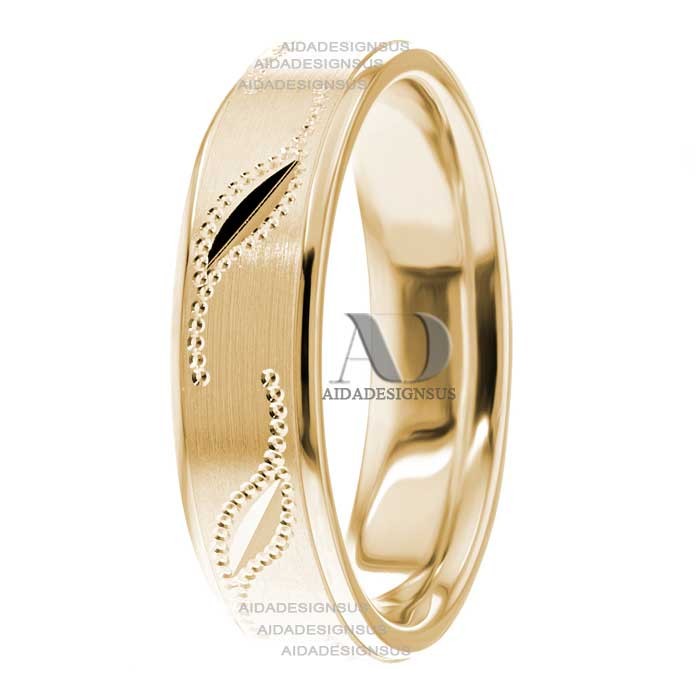 Hand Carved Wedding Rings