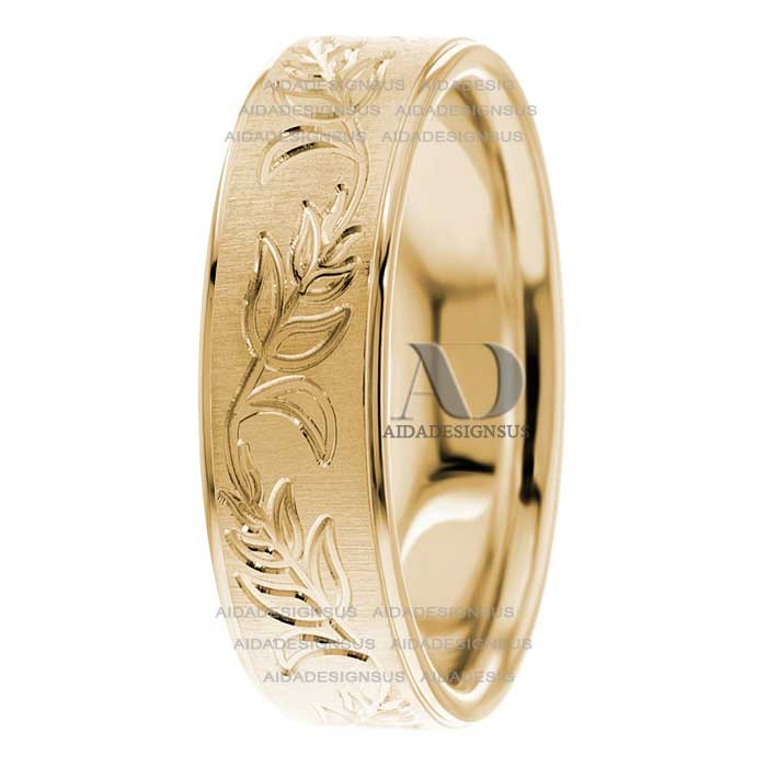 Hand Carved Wedding Rings