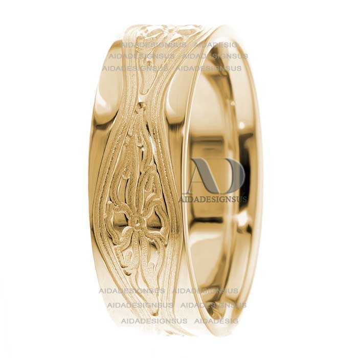 Handcarved Wedding Bands