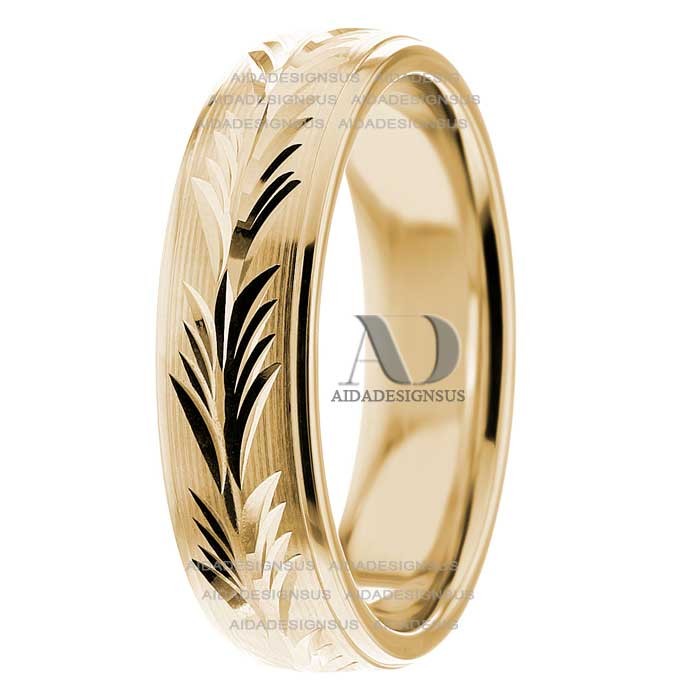 Hand Carved Wedding Rings