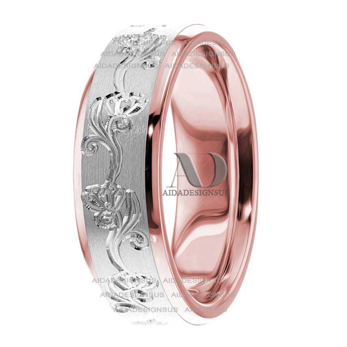 Hand Carved Wedding Rings