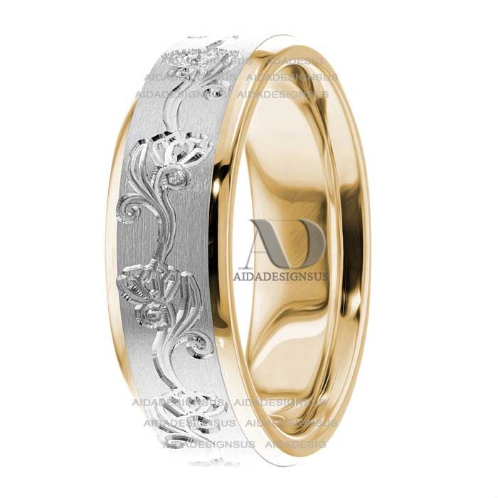 Hand Carved Wedding Rings